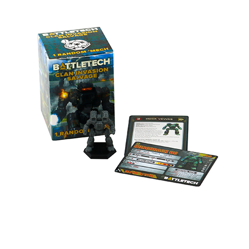 BattleTech Clan Invasion Salvage Blind Box (Unit) Inside